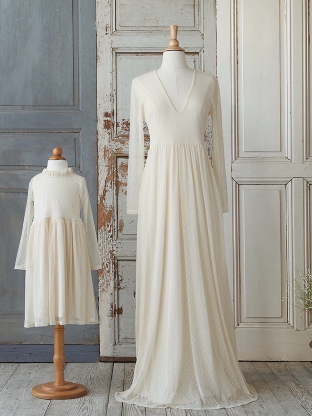 Elestory Swiss Dot Toddler Dress